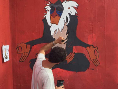 Mural by Joe Sayegh and Larry Hayek