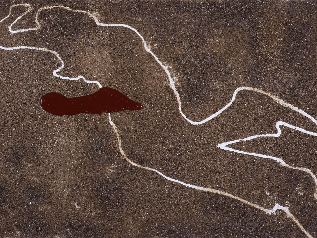 Northern Ireland the 1,500th Victim, Robert Ballagh b.1943, © The Artist, Collection Irish Museum of Modern Art
