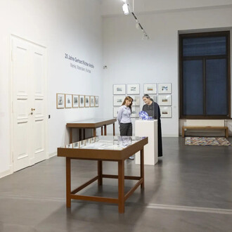 20 jahre Gerhard Richter Archiv. Werke, materialien, kuriosa, ausstellungsansicht. Mit freundlicher genehmigung des Albertinums © Gerhard Richter Archiv, SKD. Foto von David Pinzer