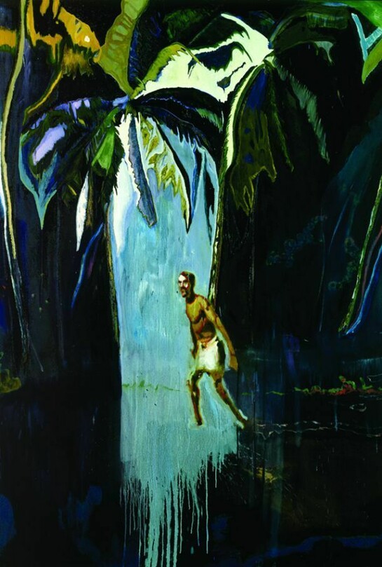 Peter Doig, Pelican (Stag), 2003, Oil on canvas, 276 x 200.5 cm, DOI 10/00, Courtesy the artist and Michael Werner Gallery New York and London