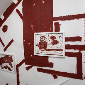 Anthony Faroux, Untitled, 2013/2014, acrylic on paper, 27.5 x 37.5 cm, courtesy of the artist and 43 Inverness Street  