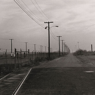 Peter Hujar, Road and power line (detail). Courtesy of the Morgan Library & Museum