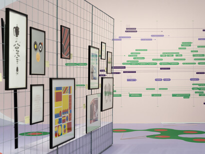 Artistes variés, Archives du design romand, vue de l'exposition. Avec l'aimable autorisation du Mudac