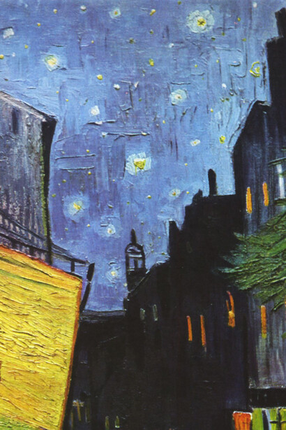 Vincent Van Gogh, "Café Terrace at Night", detail