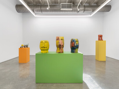 Stanley Edmondson, He Had It Since He First Got It, 2023, installation view, photo by Zachary Balber. Courtesy of Mindy Solomon Gallery