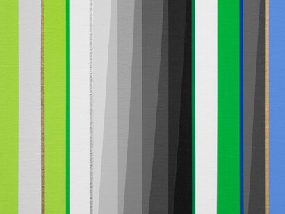 Gabriele Evertz, Metallics + green (detail), 2017. Courtesy of Louis Stern Fine Arts