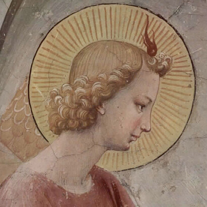 Fra Angelico, Annunciazione della cella 3, particolare