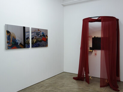 Various artists, Fragments of being, exhibition view. Courtesy of Morgan Lehman Gallery