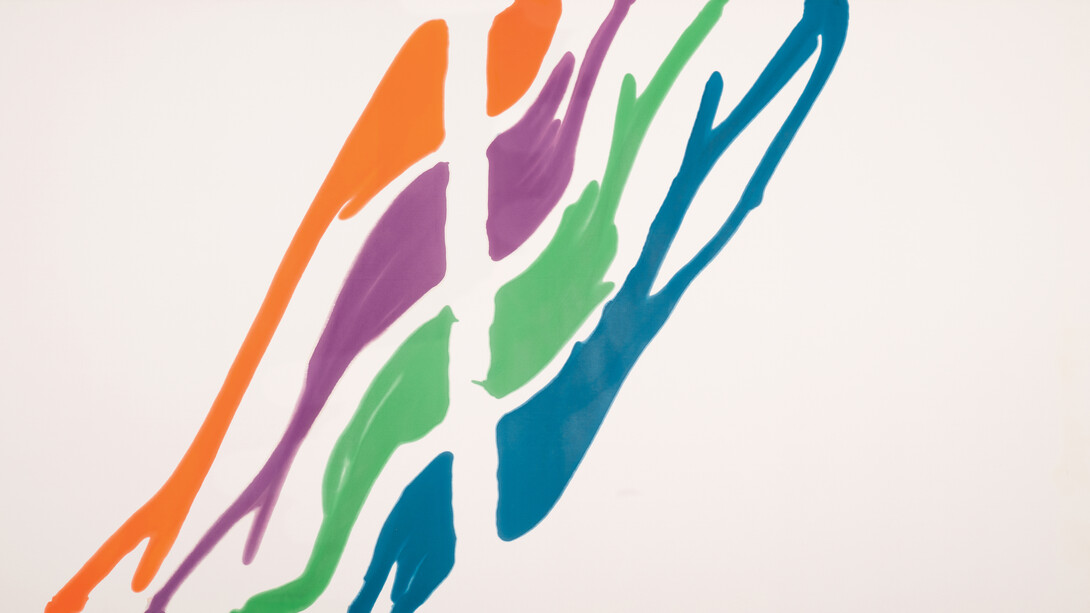 Morris Louis, Delta eta, 1960. Courtesy of Pérez Art Museum Miami