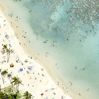 Joshua Jensen-Nagle, Hanauma bay I (detail). Courtesy of Anne Loucks Gallery