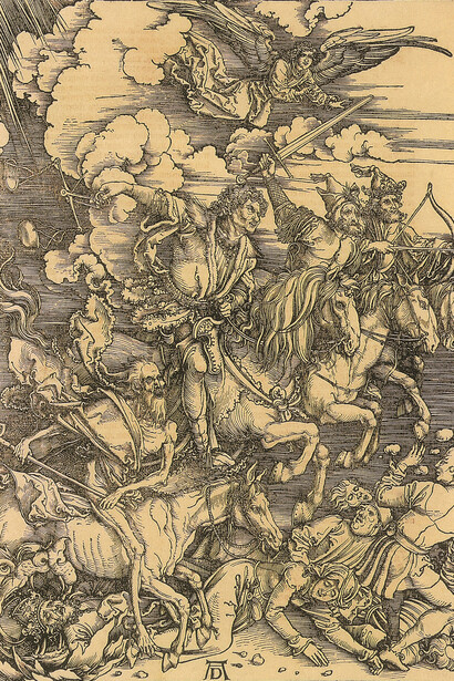Albrecht Durer, The Four Horsemen of the Apocalypse, 1497-1498