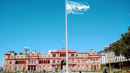 Lugar de donde emanan las políticas públicas de Argentina. Casa de gobierno, Buenos aires, Aegentina