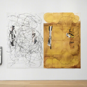 Eugenio Dittborn. Courtesy of Alexander and Bonin