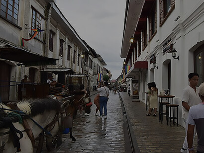 Experience the historic allure of Vigan City's Calle Crisologo adorned with a Kalesa, offering a glimpse into Philippines' cultural heritage in 2022