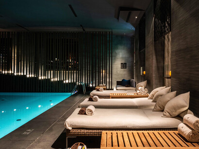 Relax area and pool