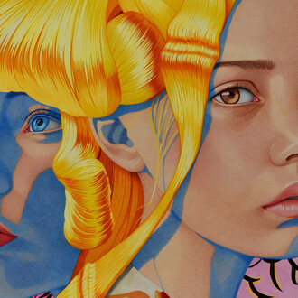 Ángeles Agrela, Chesca y Corina (detail), 2026. Courtesy of Nicodim Gallery