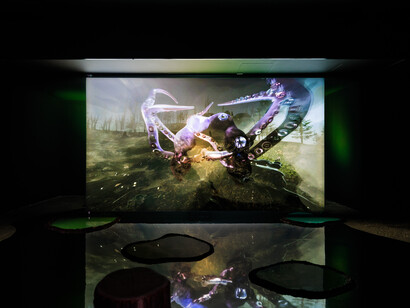 Civa – Contemporary immersive virtual art, ausstellungsansicht. Mit freundlicher Genehmigung von Belvedere 21