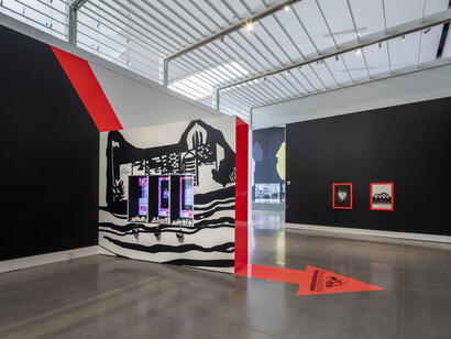Umber Majeed, Joy tech, exhibition view. Courtesy of Queens Museum. Photo by Hai Zhang