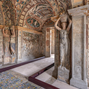 Gruta de Diana, vista de exhibición. Cortesía de Villa d’Este