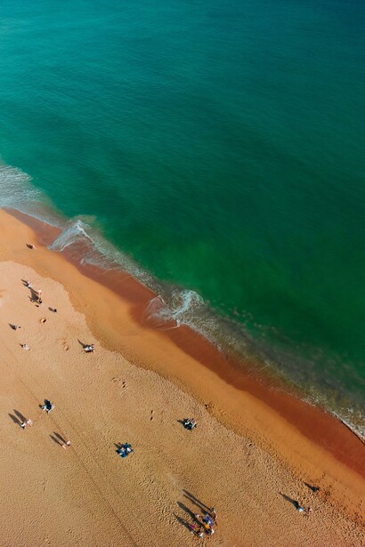 Praia em Albufeira, Portugal
