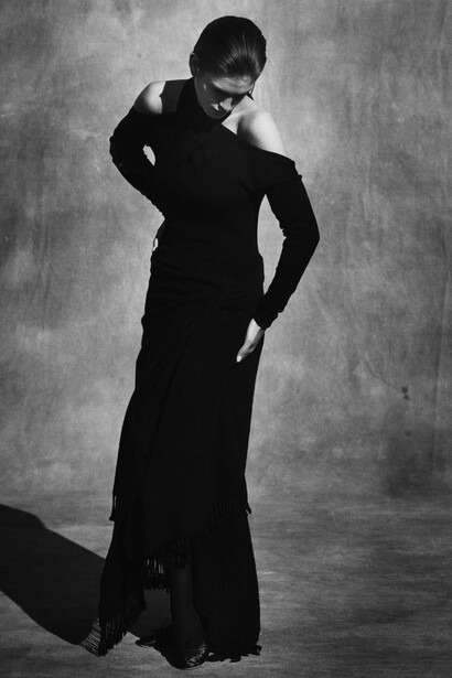 Albert Watson, Blumarine, San Francisco – autunno/inverno 1989/90. Modella: Cindy Crawford. Photo by Albert Watson