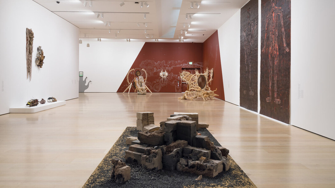 Various artists, Several eternities in a day: form in the age of living materials, exhibition view. Courtesy of Hammer Museum
