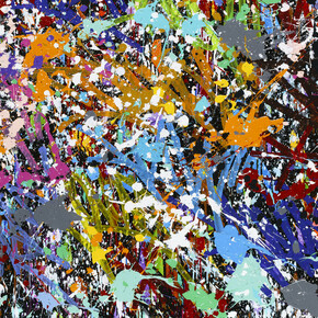 JonOne, Home Invassion, 2019, Acrylic, ink and Posca Marker on canvas, 143 x 165 cm copy