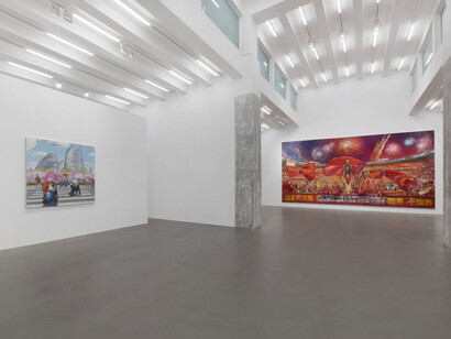 Wang Xingwei, New works, exhibition view. Courtesy of Galerie Urs Meile 