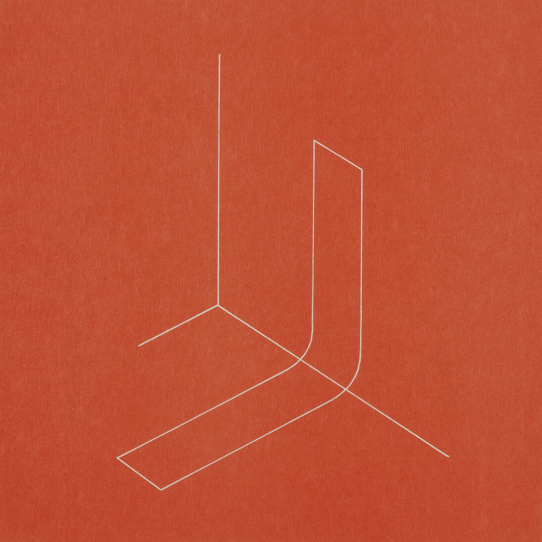 Fred Sandback, Untitled, Lithograph in colour, 1979. Courtesy Fred Sandback Archive