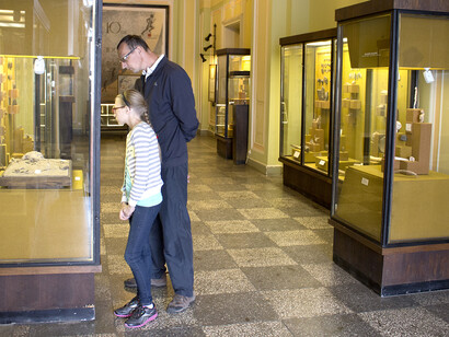 Ancient Relics of the Culture and Art of Eurasia, Exhibition view. Courtesy of The State Hermitage Museum