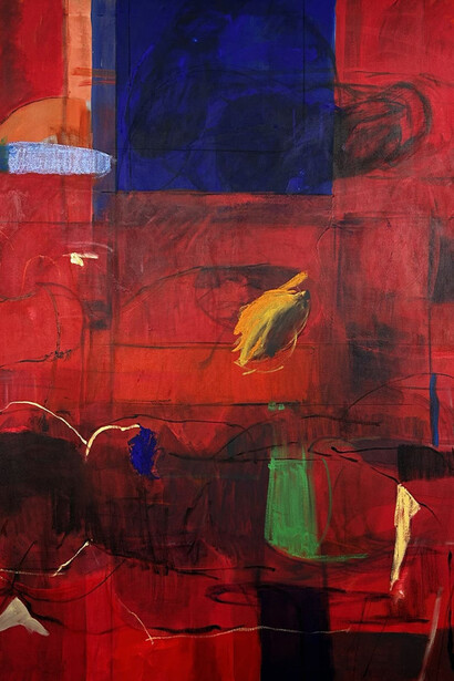 Emanuel Torres, La ruta (detail), 2024. Courtesy of David Klein Gallery