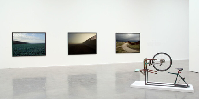 Richard Misrach and Guillermo Galindo, Exhibition view. Courtesy of Pace Gallery