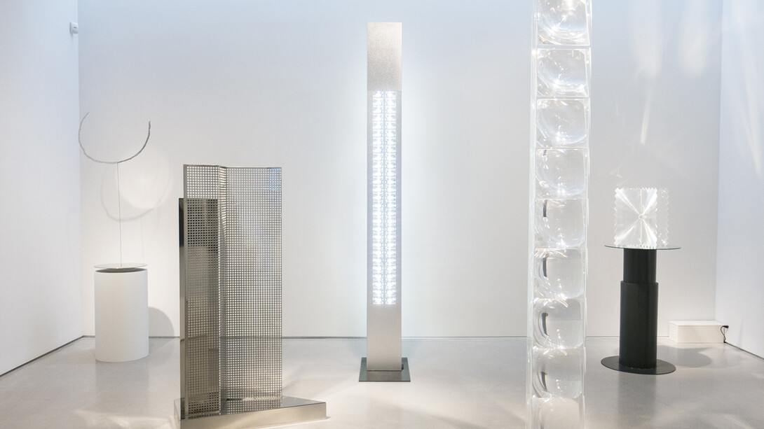 Installation view, “Heinz Mack: From ZERO to Today, 1955–2014”, Sperone Westwater, New York, 10 October – 13 December 2014. Courtesy Sperone Westwater, New York