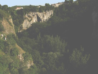 La foiba di Pisino, in Istria, che fece parte dell'Italia dal 1920 al 1947