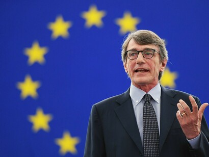 Le Président du Parlement Européen, David Sassoli