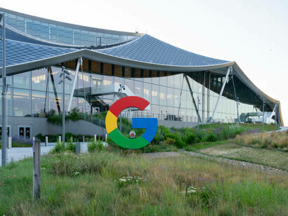 Google Bay View corporate campus in Mountain View, California, USA