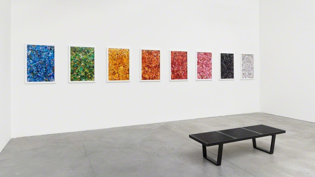 Vik Muniz, Exhibition view. Courtesy of Rena Bransten Gallery