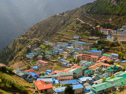 Namche Bazaar, Nepal: gateway to Everest with stunning views