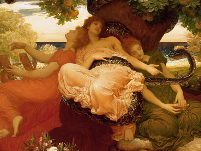 Frederic Leighton- El jardín de las Hespérides
