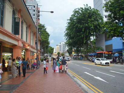 A family on the day out for shopping