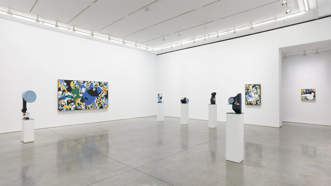 Serge Alain Nitegeka, Configurations in black, exhibition view. Courtesy of Marianne Boesky Gallery