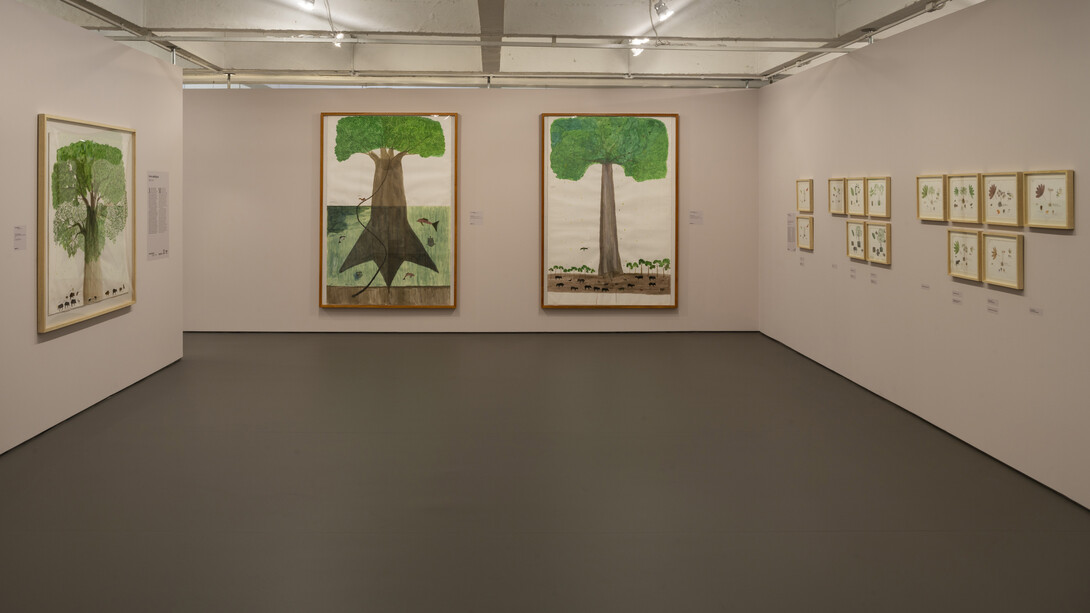 Abel Rodríguez—Mogaje Guihu, The tree of life and abundance, exhibition view. Courtesy of MASP 