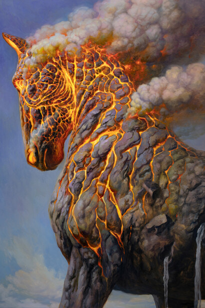 Martin Wittfooth, Aspect of water. Courtesy of Corey Helford Gallery 
