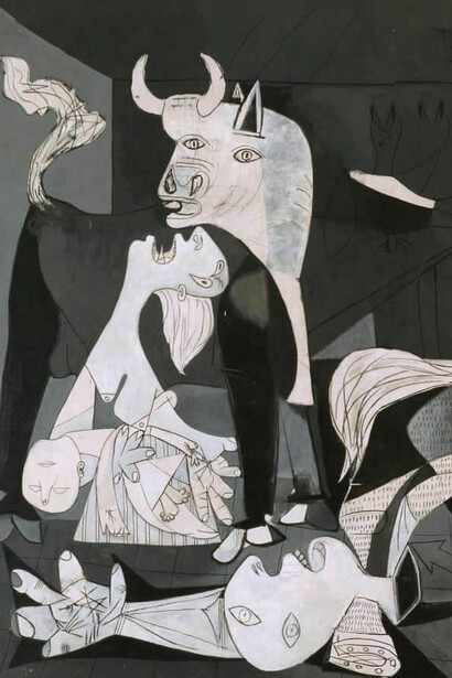 Picasso, Guernica, particolare