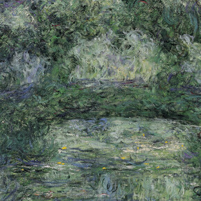 Claude Monet, Le pont japonais, ca. 1918-1924. Courtoisie de la Fondation Beyeler