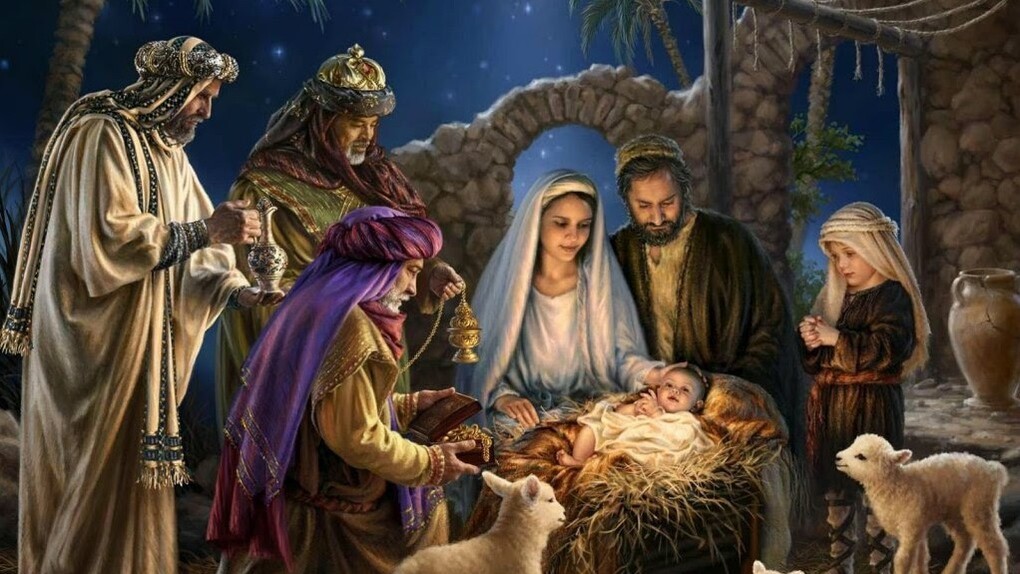 Escena de la Natividad de Jesús