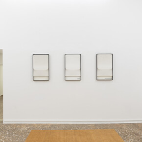 Fabio Mauri, L’esperimento del tempo, vista della mostra. Cortesia di Galleria Michela Rizzo