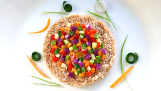 Cous Cous con verdurine colorate