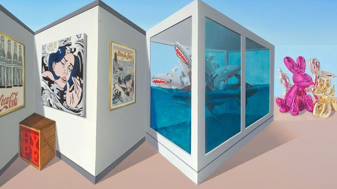 Patrick Hughes. Courtesy of Alon Zakaim Fine Art
