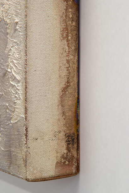 John Henderson, “Type” (detail), 2014, Copper electrotype with stainless steel frame, 61 x 45,7 x 3,8 cm / 24 x 18 x 1.5 inches, Courtesy Galerie Perrotin